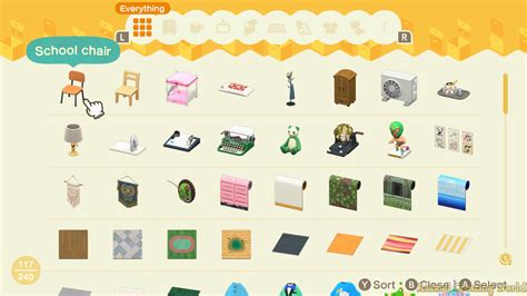 animal crossing world inventory upgrade.